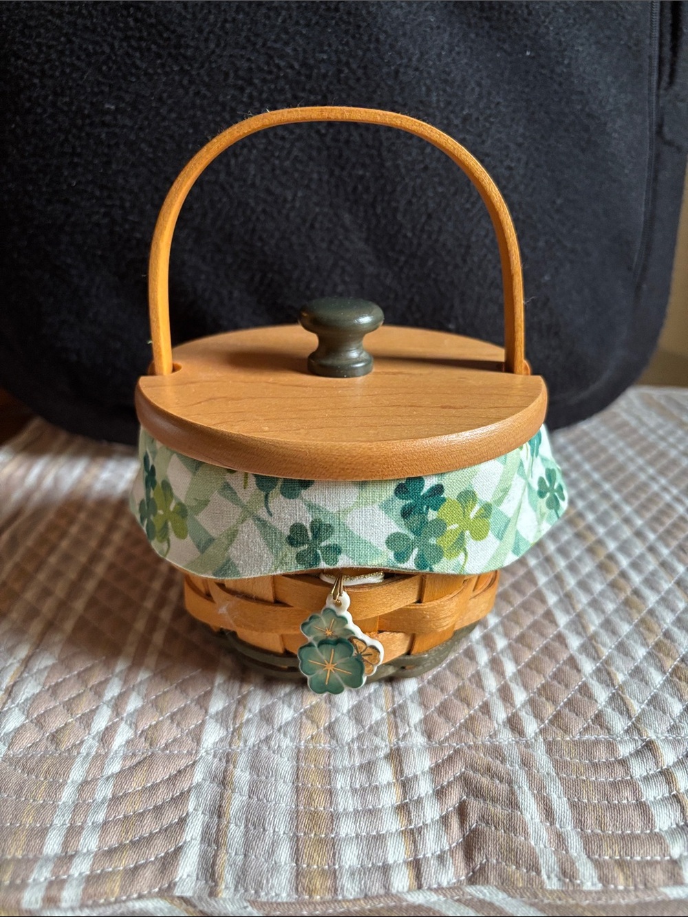 Longaberger 2002 St Patrick’s Day Basket Set